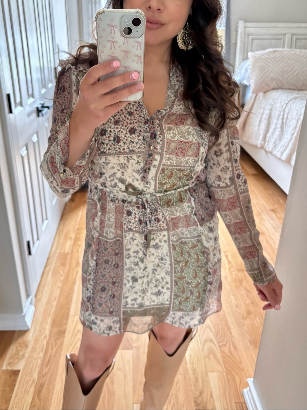 Zara patchwork dress / tunic